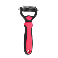 Stainless Steel Deshedding Brush for Dog Grooming and Hair Removal