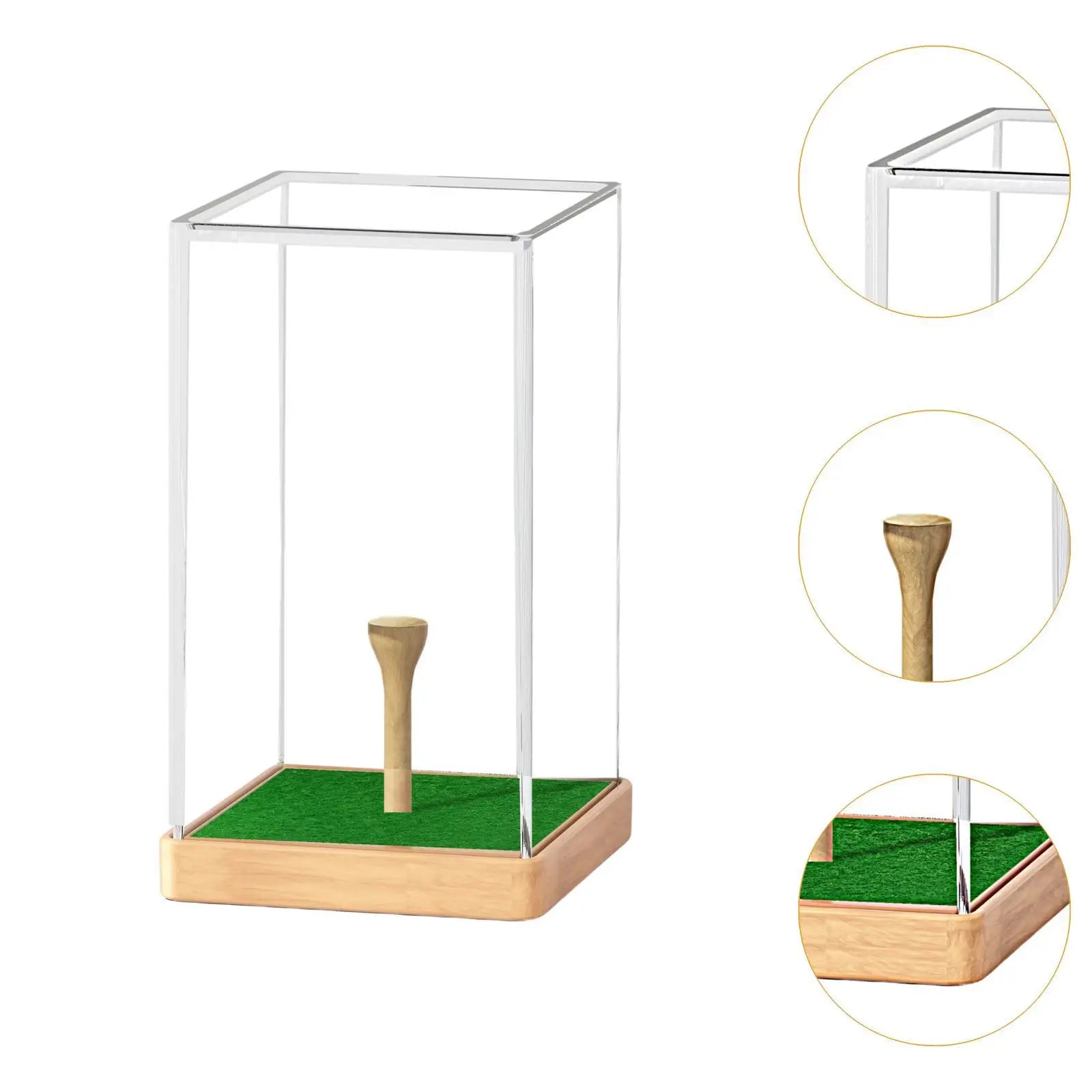 Golf Ball Display Box Multiuse Storage Box for Earphone Small Toys Baseball - Buy online at  Vibe In Cart.