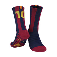 Yellow Number 10# 7# Kids Soccer Socks Blue Men's Football Sports Short Socks Outdoor Running Fast-drying Breathable Non-Slip - Buy online at  Vibe In Cart.