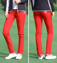 PGM Women Winter Golf Pants Lady Waterproof Warm Pant Fleece Snow Prevention Trousers Girls Elastic Straight Sweatpant XS-XXXL - Buy online at  Vibe In Cart.
