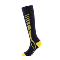 Men's Compression Crew Sports Socks with Nylon Blend