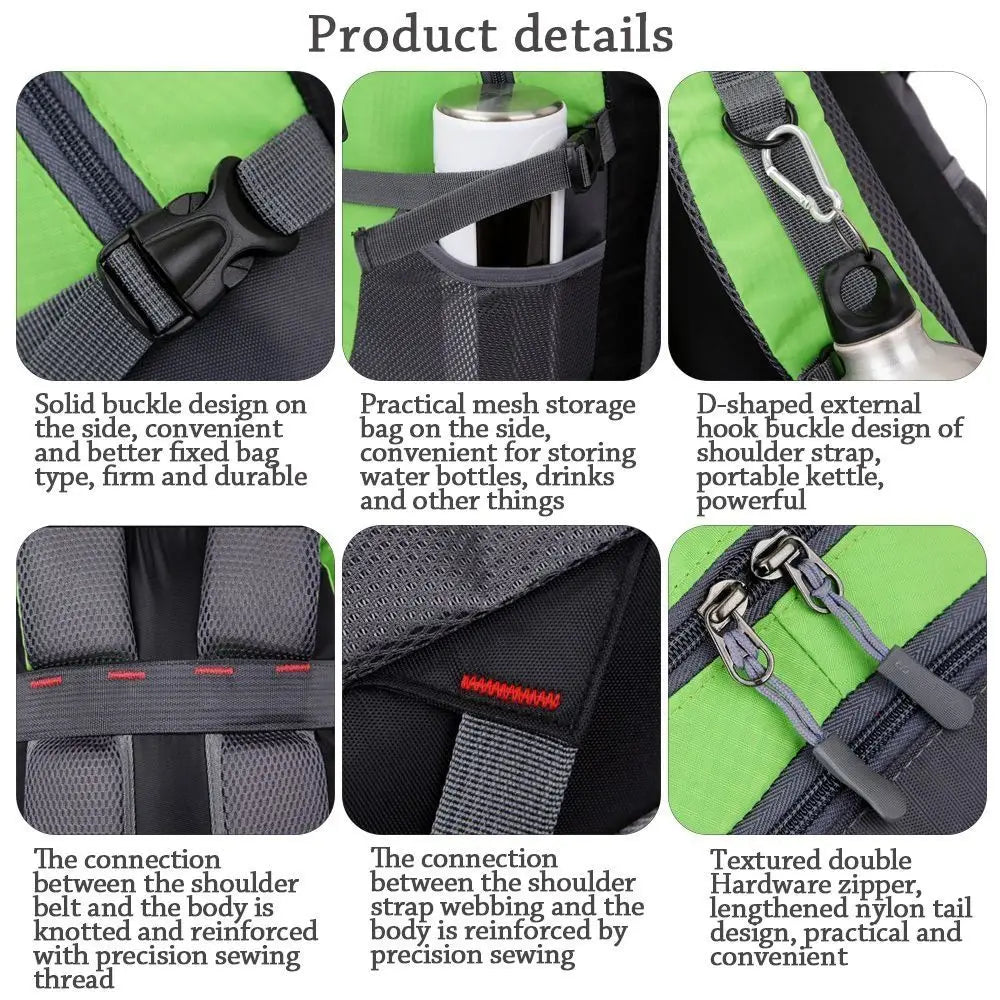 40L Outdoor Waterproof Large Capacity Hiking Bag - Buy online at  Vibe In Cart.