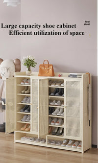 Home Shoe Cabinet Large Capacity Shoe Rack Breathable Storage Cabinet Moisture-proof Shoe Cabinet Simple Dust-proof Shoe Cabinet - Buy online at  Vibe In Cart.