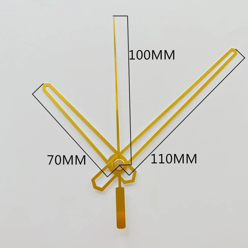 Silent Quartz Battery Operated Clock Movement with Hands