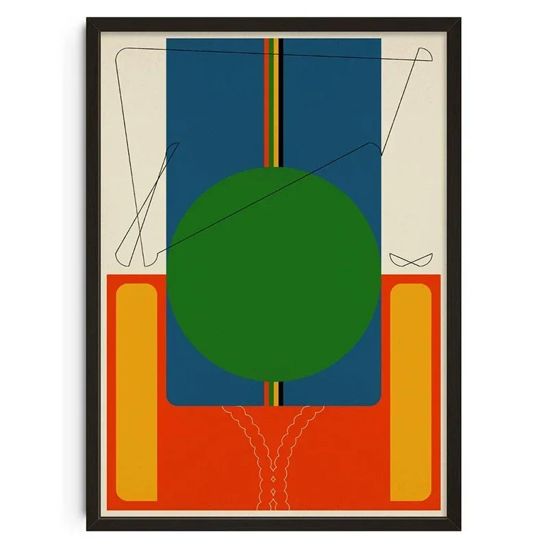 Classical Abstract Canvas Wall Art Print, Unframed, Vertical