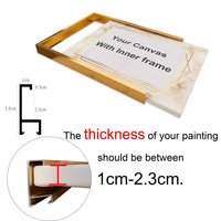 8 Colors 40x50 30x40cm Canvas Picture Metal Aluminum Outer Frames for Oil Painting Artwork Wall Art Photo Poster Home Decoration - Buy online at  Vibe In Cart.