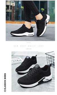 Women's Breathable Running Shoes Lightweight White Casual Sneakers