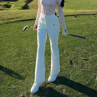 Women's High-Waisted Quick Dry Stretch Full Length Golf Pants