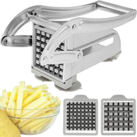 French Fries Cutter Stainless Steel Potato Slicer Quick-Cut Potato Slicer with 36/46-Hole Blade Manual Kitchen Tool - Buy online at  Vibe In Cart.