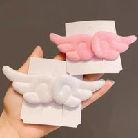 Super Cute Angel Wing Plush Hairpin Children Girl Hair Clip Accessories Barrettes Hairgrip Headdress Headwear Hairclip Ornaments - Buy online at  Vibe In Cart.