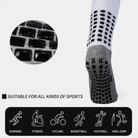 Long Football Socks Men's Long Tube Professional Training Soccer Socks Thickened Silicone Non-Slip Towel Bottom Sports Socks - Buy online at  Vibe In Cart.