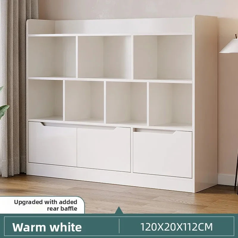 Multi-Grid Storage Cabinet with Multi-Layer Shelves for Home