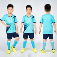 Boys Football Jersey tracksuit Child Soccer Sports Uniforms Kids Play Ball Sportswear Kits vest children's football suit Socks 1 - Buy online at  Vibe In Cart.