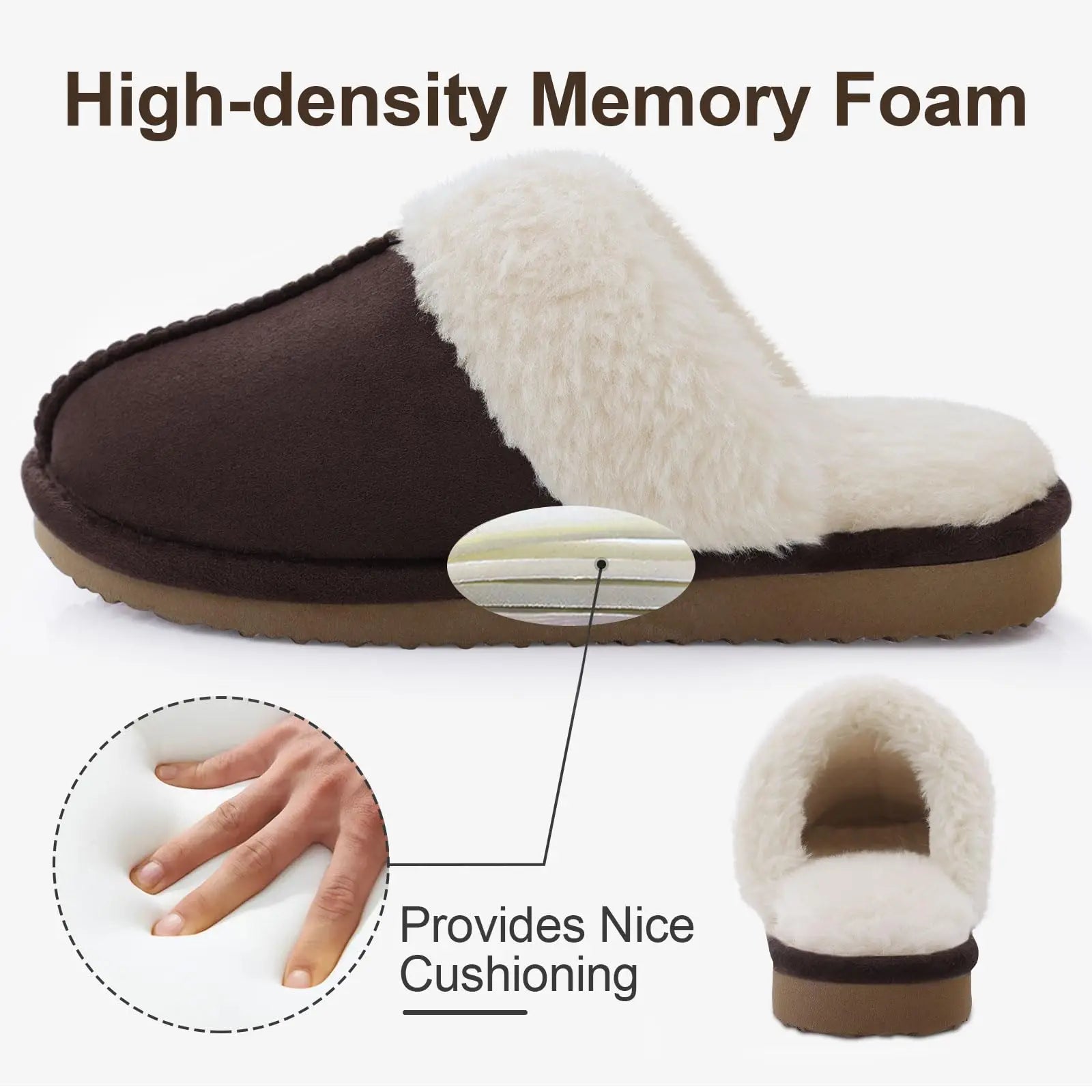 Smile Pop Winter Men Plush Slippers Fuzzy Soft Fluffy Men Slippers Fashion Men Slippers Indoor Warm Furry Fur House Flat Shoes - Buy online at  Vibe In Cart.