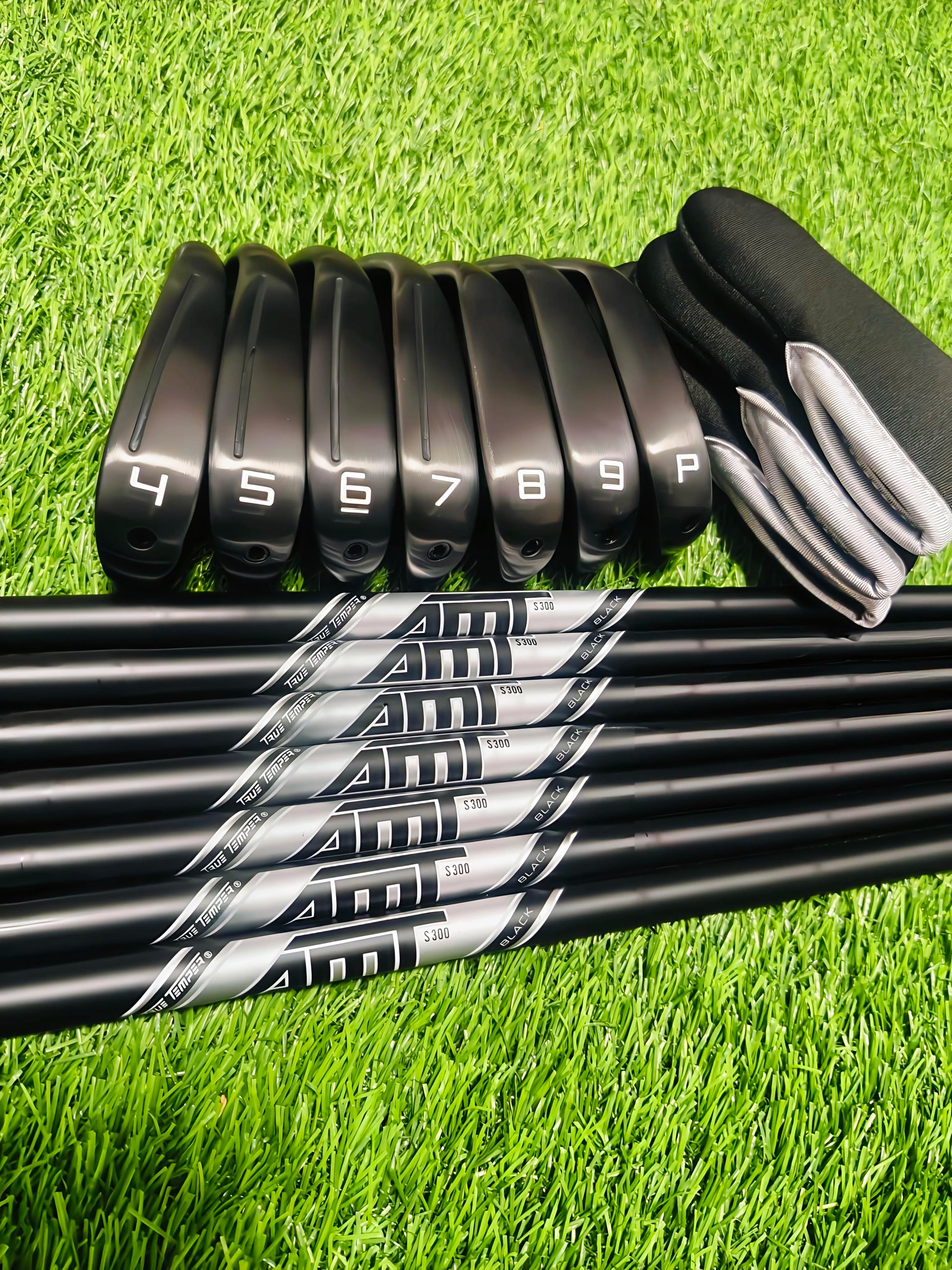 Left-Handed Men's Steel Golf Iron with Shaft and Head