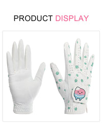 Korean and Japanese Golf Gloves Cartoon Tree Leaf Women's Microfiber Wear Resistant Sports Golf Gloves Non-slip and Breathable - Buy online at  Vibe In Cart.
