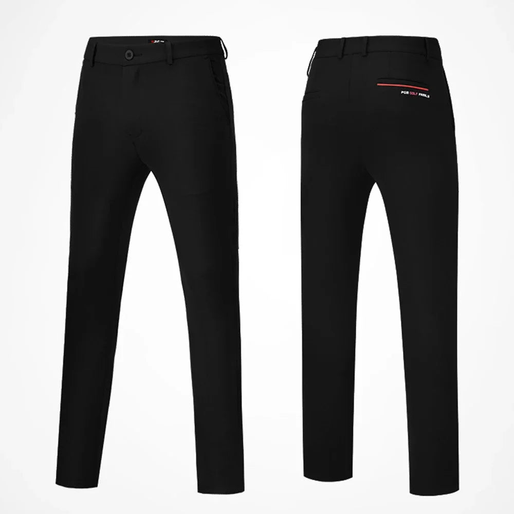 PGM Men Golf Pants Spring Autumn High Elastic Sports Wear-resistant Golf Tennis Trousers KUZ052 Slim Fit Soft Male Pants - Buy online at  Vibe In Cart.