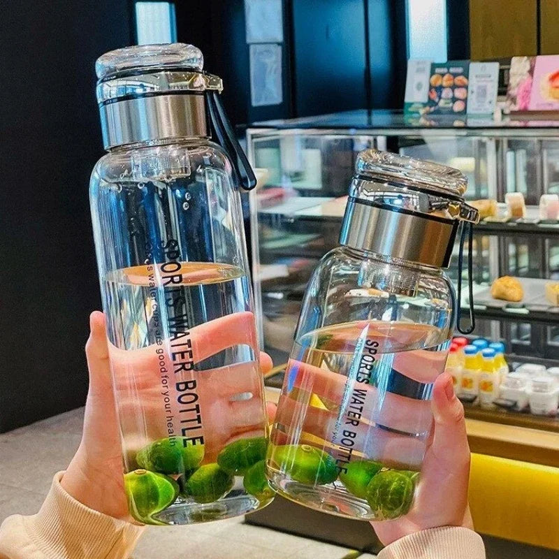 2L Large Capacity Glass Water Bottle Transparent Milk Juice Cup Outdoor Portable Leakproof Drinkware Tea Water Glass Bottle 2L - Buy online at  Vibe In Cart.