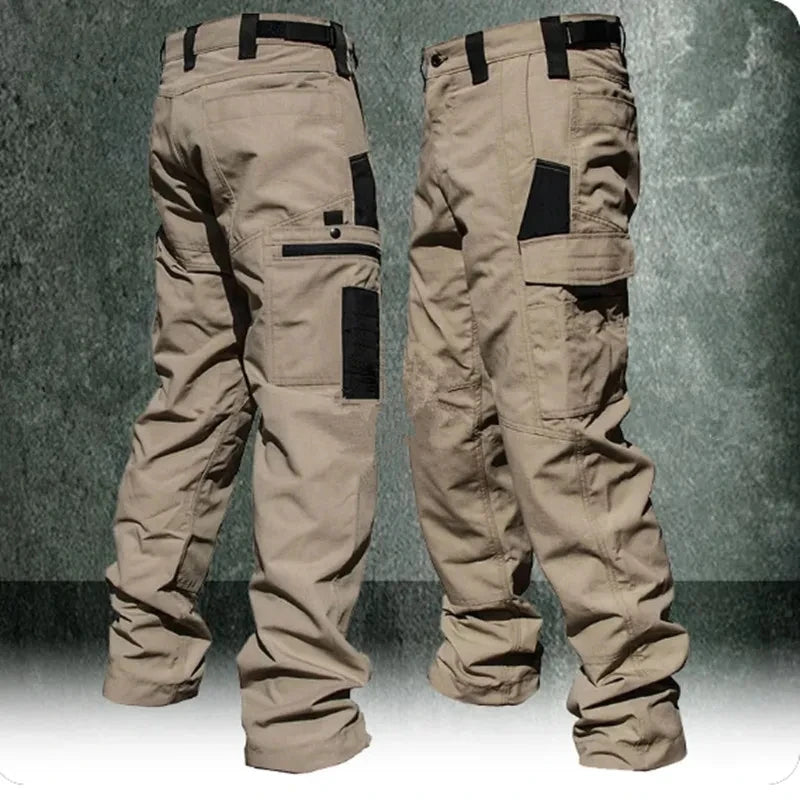 Wear Resistant Work Pant Man Multi-pocket Straight Cargo Trousers Outdoor Jogging Tactical Pants Spring Autumn Casual Trousers - Buy online at  Vibe In Cart.
