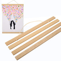 Magnetic DIY Wood Poster Frame Teak/Pine Photo Hangers Hanging Kit for Pictures Canvas Prints Poster Scroll Artwork Print Holder - Buy online at  Vibe In Cart.