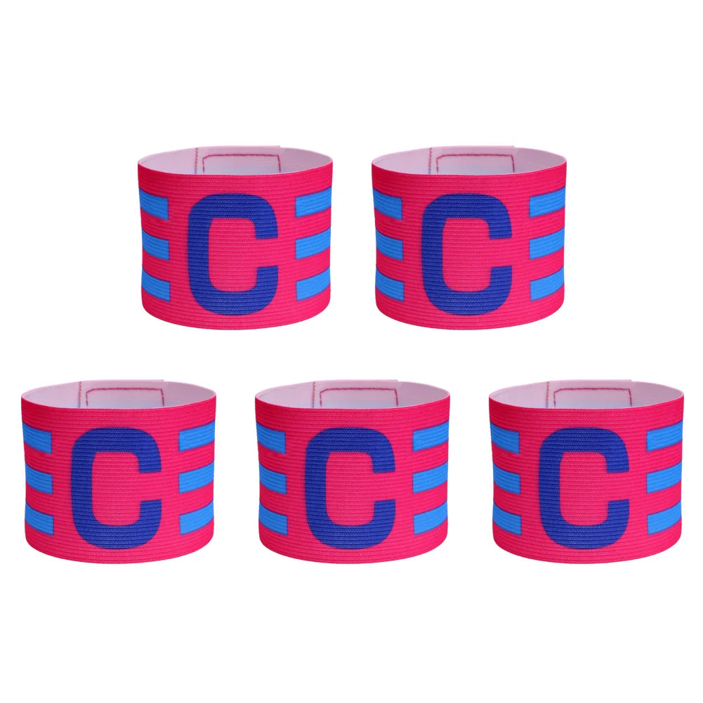 Soccer Captain Armband Adjustable for Kids and Adults 1-5 Pieces