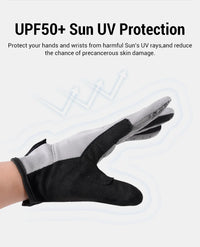 Noeby Fishing Gloves Non-slip Full Finger Outdoor Sun Protection Anti-UV Cycling Running Gloves Men Women Tackle - Buy online at  Vibe In Cart.