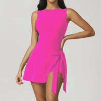 Women's Knee-Length Sports Dress for Tennis, Golf, and Yoga