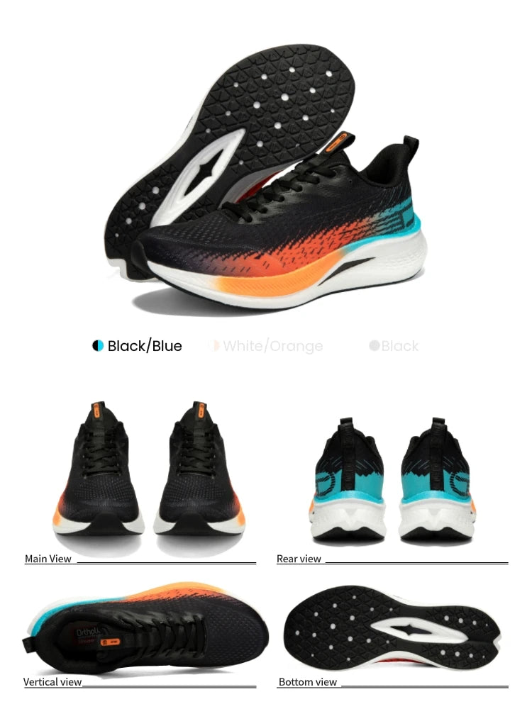 Unisex Breathable Running Shoes with Carbon Plate Cushioning