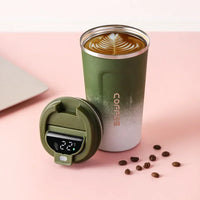 Stainless Steel Vacuum Insulated Bottle with Temperature Display, 380/510ml
