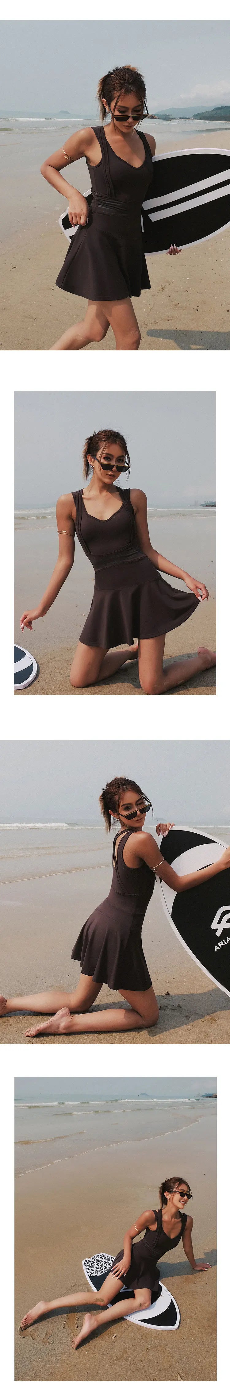 Tennis Dress Female Sleeveless Sport Suits Training Running Fitness Short Skorts Golf Badminton Tracksuits Padded Yoga Skirts - Buy online at  Vibe In Cart.