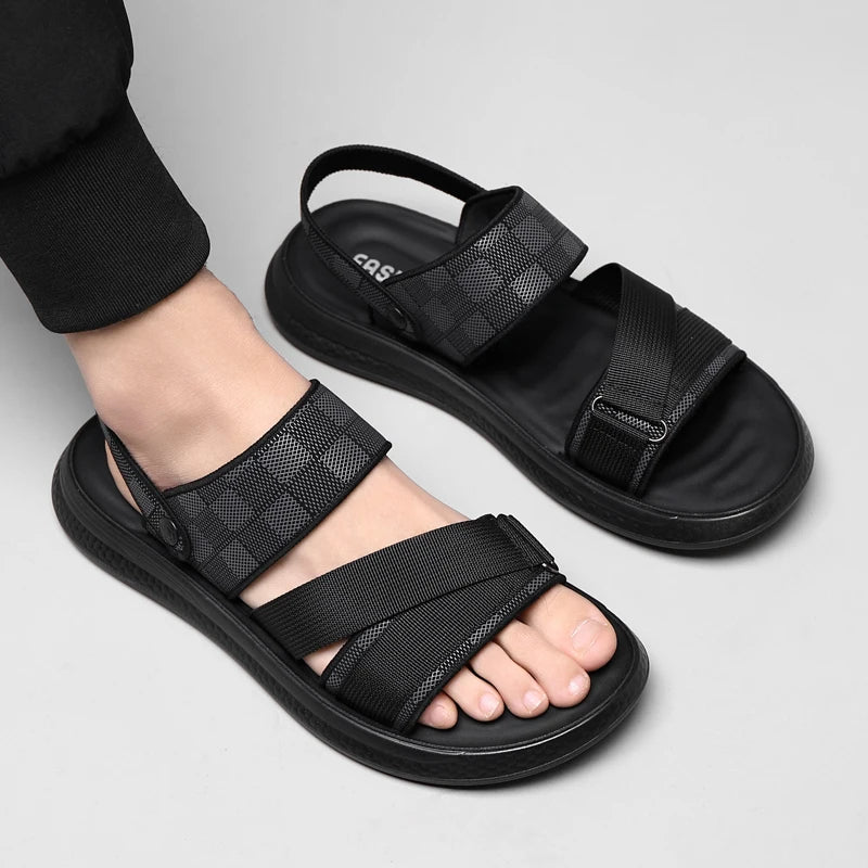 Men's high quality casual sandals summer outdoor waterproof anti slip soft sole comfort beach shoes fashion Lazy Driving slipper - Buy online at  Vibe In Cart.