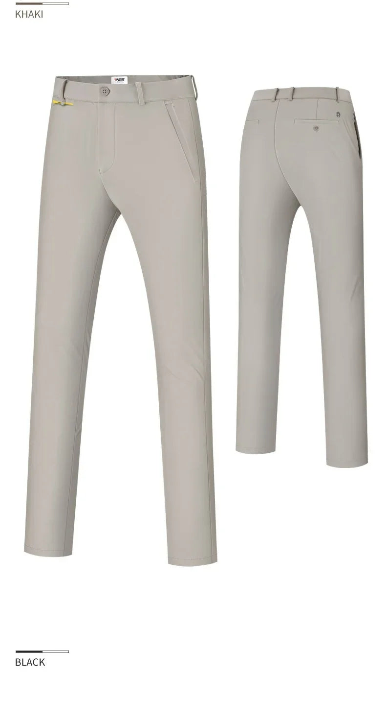 PGM Winter Golf Pants for Men Fleece Warm Work Business Casual Pants Male Waterproof Stretch Long Trousers Ball Sweatpant - Buy online at  Vibe In Cart.