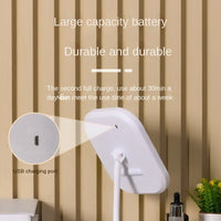 NEW 3 Colors Dimmable Lights Rechargeable LED Vanity Mirror Touch Control Makeup Mirror for Home Travel Portable Cosmetic - Buy online at  Vibe In Cart.