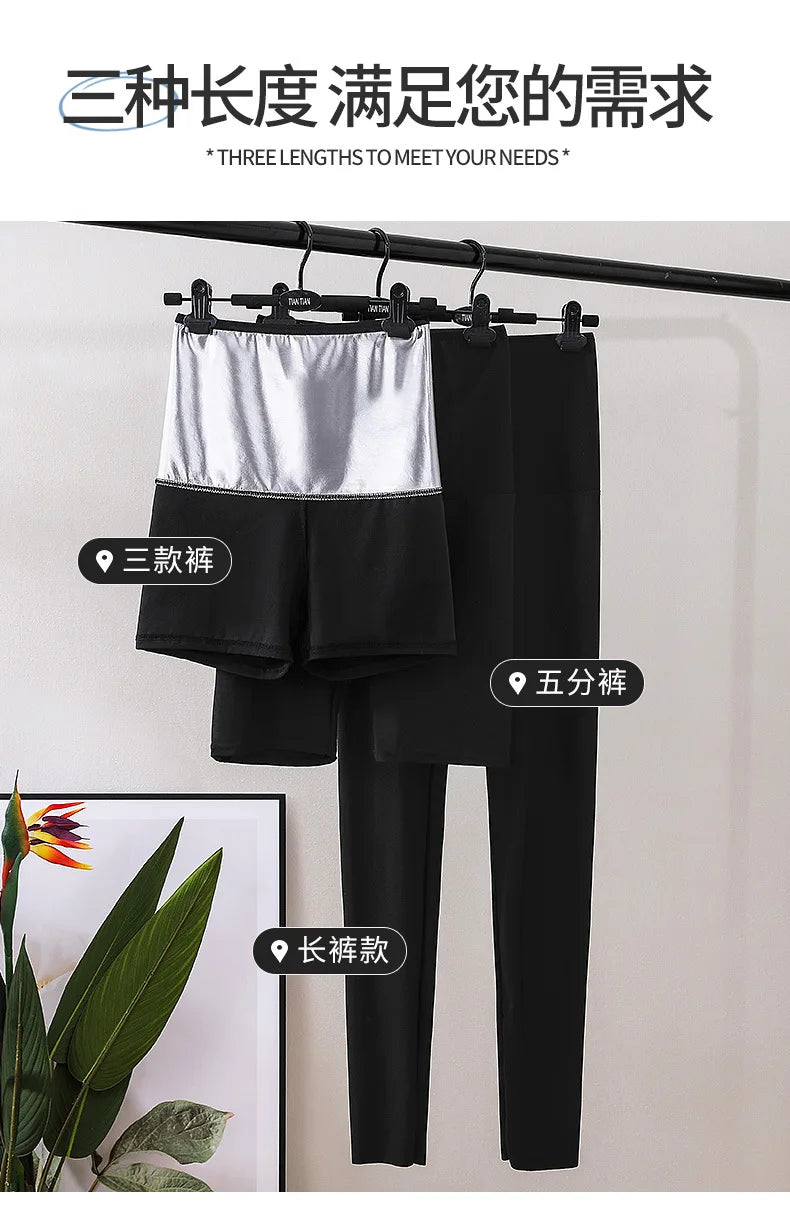 Women Thermo Body Shaper Slimming Pants Silver coating Weight Loss Waist Trainer Fat Burning Sweat Sauna Capris Leggings Shapers - Buy online at  Vibe In Cart.