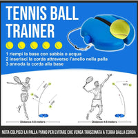 Tennis Training Ball Tennis Trainer Professional Training Primary Tool Exercise Self Study Rebound Ball Indoor Tennis Exercise - Buy online at  Vibe In Cart.