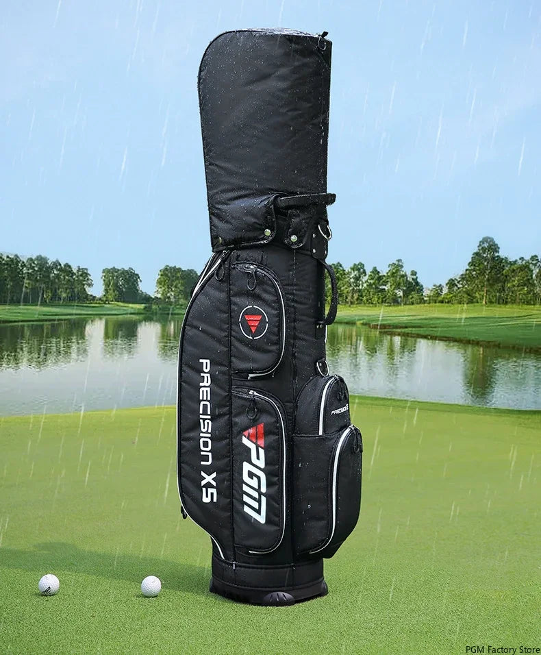 Golf Bag Waterproof Lightweight Nylon 128cm Height Large Capacity