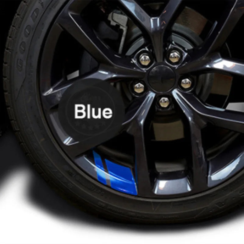 6Pcs Car Sticker Reflective Wheel Hub Decals Resistant Cover Exterior Accessory Car Decor Car Stickers for Dodge Chrysler Jeep - Buy online at  Vibe In Cart.