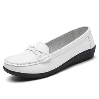 Women Shoes Soft Leather Women's Loafer 2025 New Flats Slip On Casual Shoes Flat Shoes Women White Footwear Zapatos De Mujer - Buy online at  Vibe In Cart.
