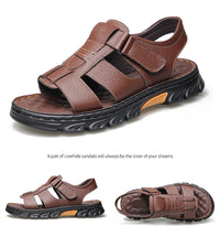 Men's Flat Heel Non-Slip Thick-Soled Casual Sandals