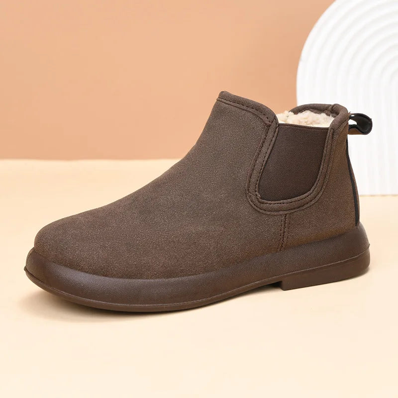 Crestar Winter Fur Snow Boots For Women Outdoor Warm Comfort Fuzzy Cotton Shoes Fashion Plush Ladies Boots Fluffy House Slippers - Buy online at  Vibe In Cart.