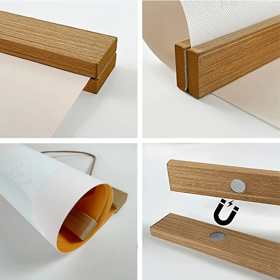 Magnetic Frames Teak Pine Wood Picture Poster Hanger Frame For Wall Art Canvas Print Painting Kids Room Home Decor 30x40 40x60CM - Buy online at  Vibe In Cart.