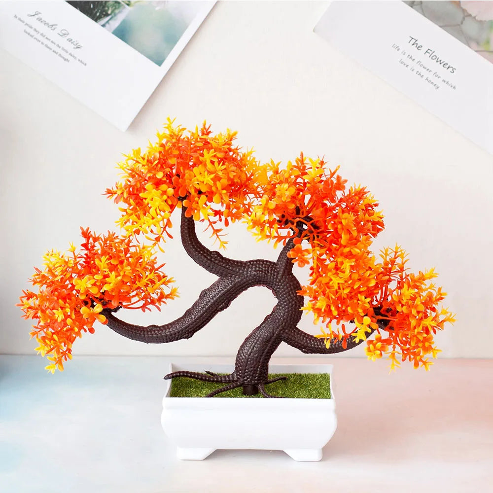 Artificial Plants Decoration Potted Bonsai Small Tree Pot Fake Plant Potted zen garden Ornaments Table Home Room Decoration - Buy online at  Vibe In Cart.