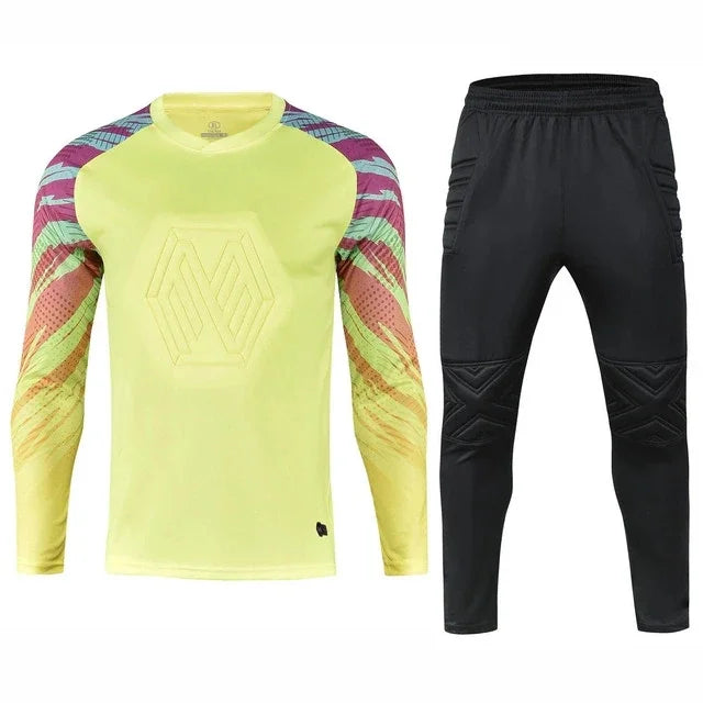 Unisex Long Sleeve Football Goalkeeper Tracksuit Uniform