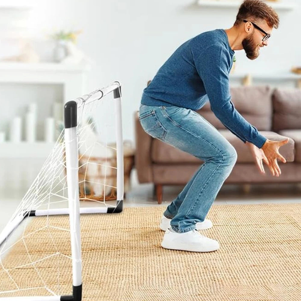 Folding Soccer Goal with Pump Ball Football Goal Sports Toy Weather Resistant Portable Soccer Goal Football Sport Accessories - Buy online at  Vibe In Cart.