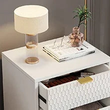 Tribesigns Modern Nightstand, 25.8" Tall Bedside Table with 3 Drawers, Contemporary End Side Table with Storage for Bedroom - Buy online at  Vibe In Cart.