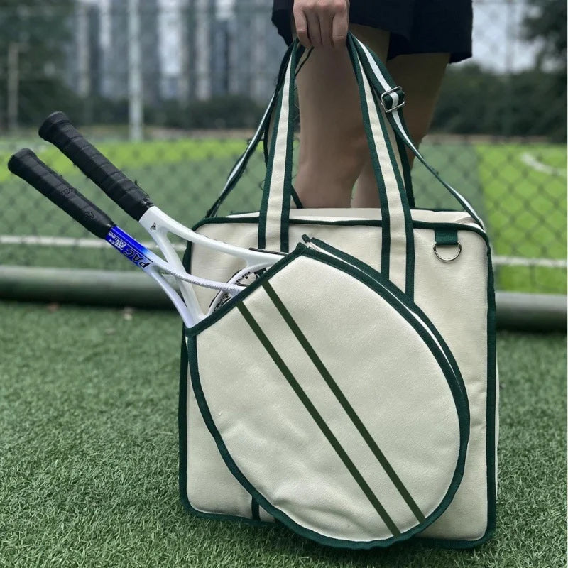 Large Waterproof Tennis Racket Bag Shoulder Backpack Pickleball Gear Sports Bag - Equipment Carrier for Racquet Storage - Buy online at  Vibe In Cart.