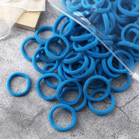 Women's Elastic Hair Bands, 4cm, Polyester, Set of 50