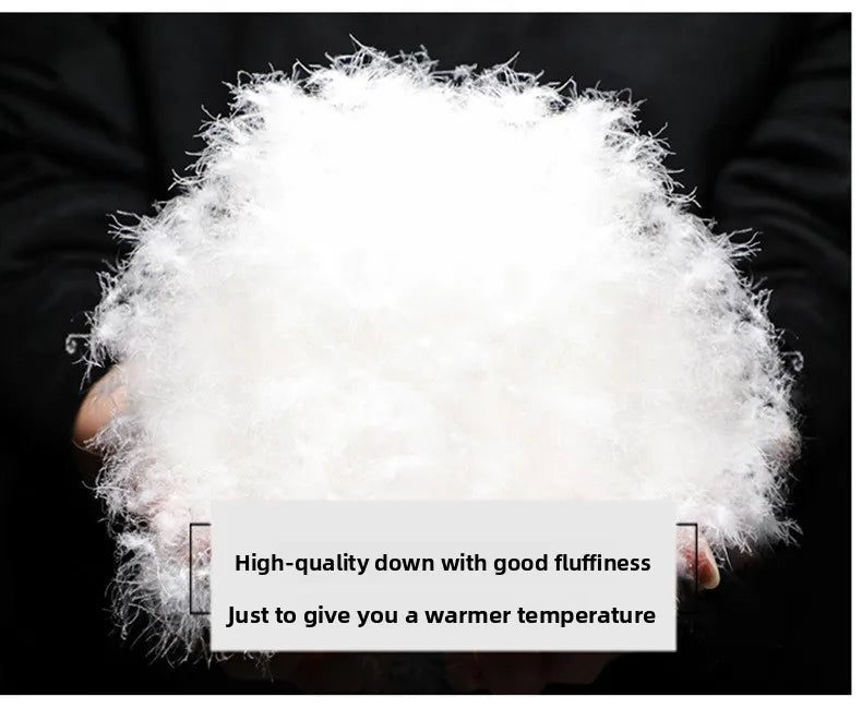 Canada Fashion Winter Jacket for Men Down Coat Parka Men's White Goose Down Jacket Long Padding Detachable Down Inner Liner H819 - Buy online at  Vibe In Cart.