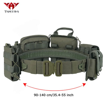 YAKEDA  Training belt outdoor patrol eight piece set, detachable and adjustable training belt - Buy online at  Vibe In Cart.