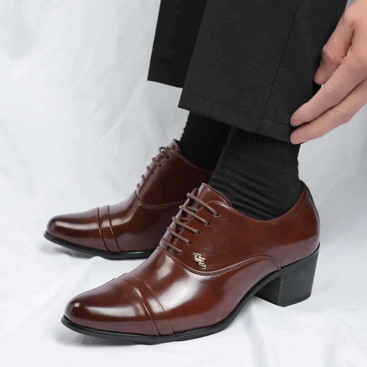 Trendy Men's Casual Black Brown Lace Up Oxford Cuban Shoes Gentleman Business Flats Dress Homecoming Footwear Zapatos Hombre - Buy online at  Vibe In Cart.